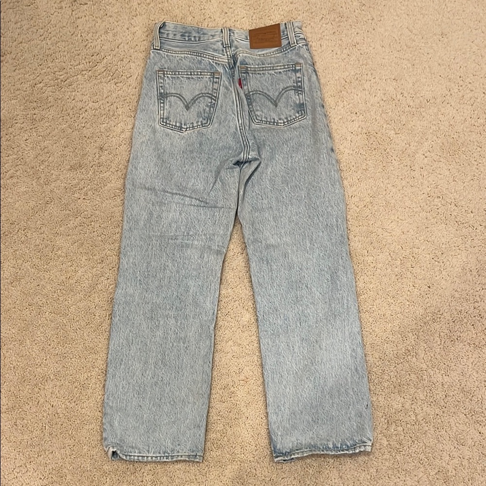 Levi's ribcage straight jeans
